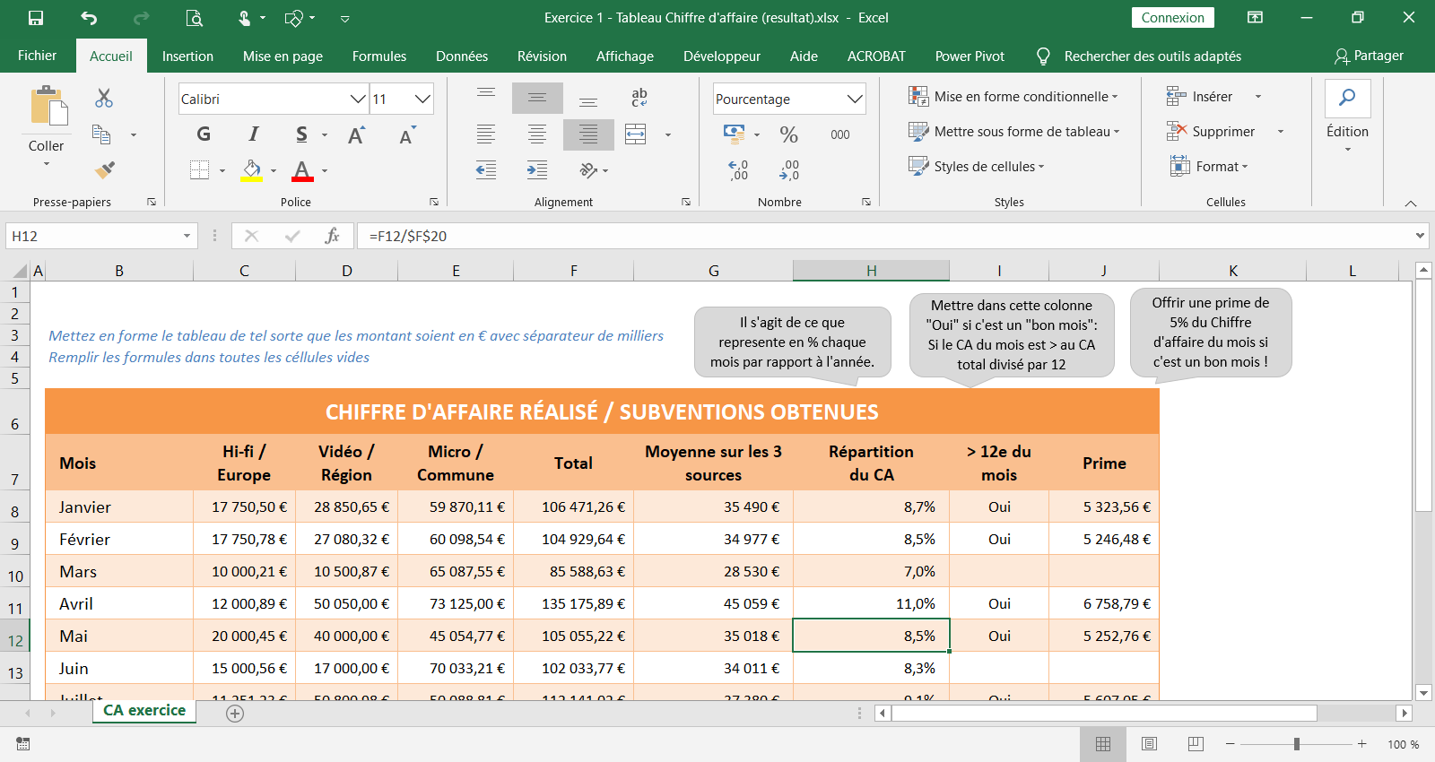 exemple planning formation excel